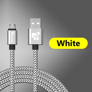 Durable Braided Armor Micro USB Cable (Multiple Colors)