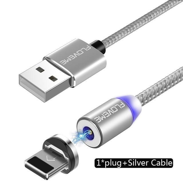 1M/3FT Magnetic Charge Cable , Micro USB Cable For IPhone/USB /Type C Led Cable/ (MultipleColors)