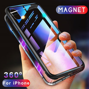 Shock Armour Magnetic Phone Cases For Samsung With/Without Front Tempered Glass. (Multiple Colors)