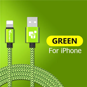 Durable Braided Armor USB Cable For IPhone (Multiple Colors)