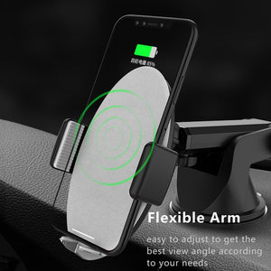 Shock Armour Qi Wireless Car Charger Dash Board/Windshield Mount Universal